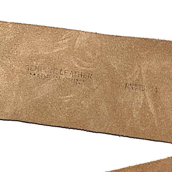 Abercrombie & Fitch embroidered fringed suede belt - Picture 6 of 11